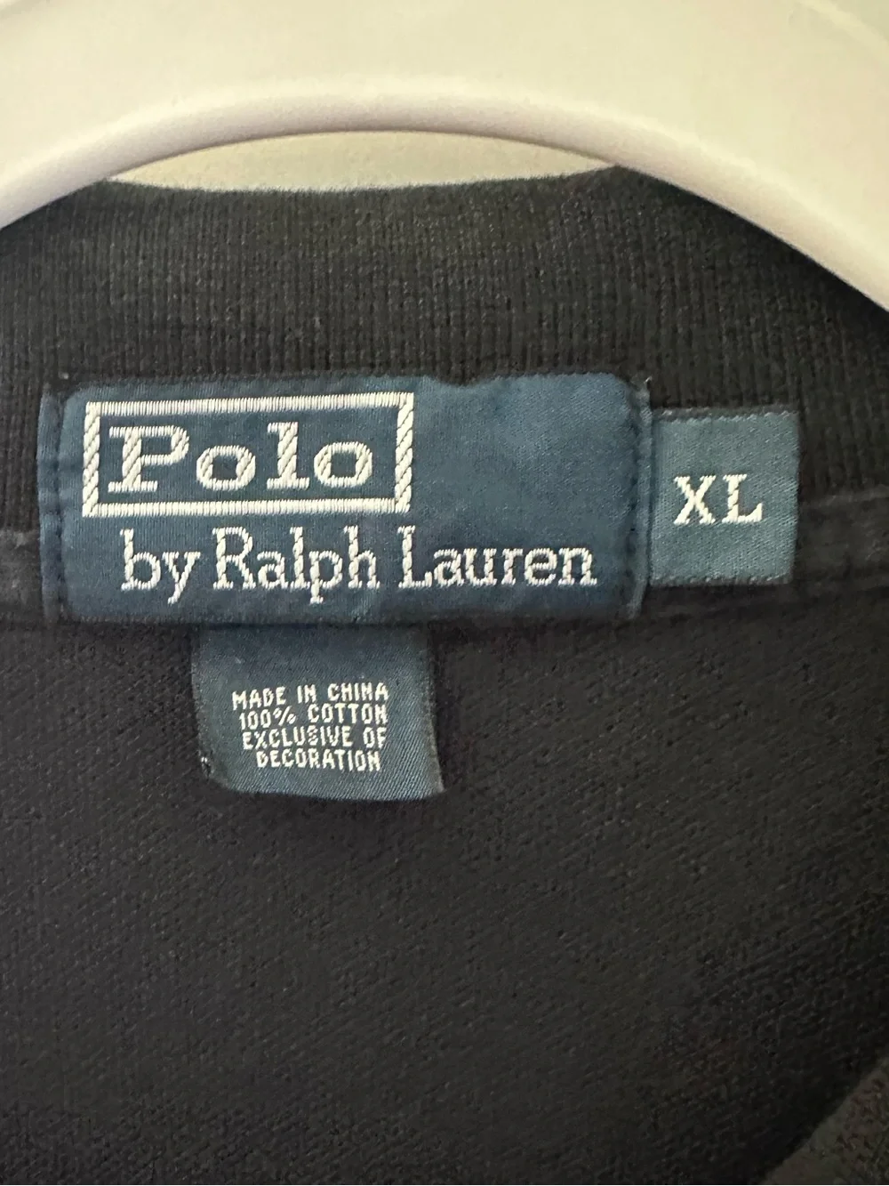 Polo Ralph Lauren Black Men’s Polo Shirt XL 100% Cotton Classic Fit